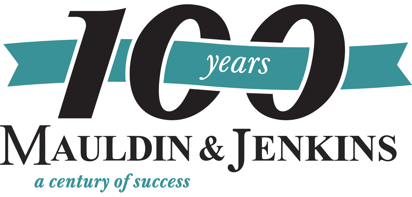 100 Anniversary Mauldin & Jenkins Logo